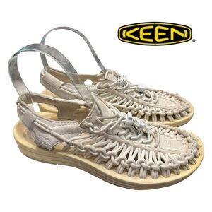 Keen Women's Sandals in Cream and Tan